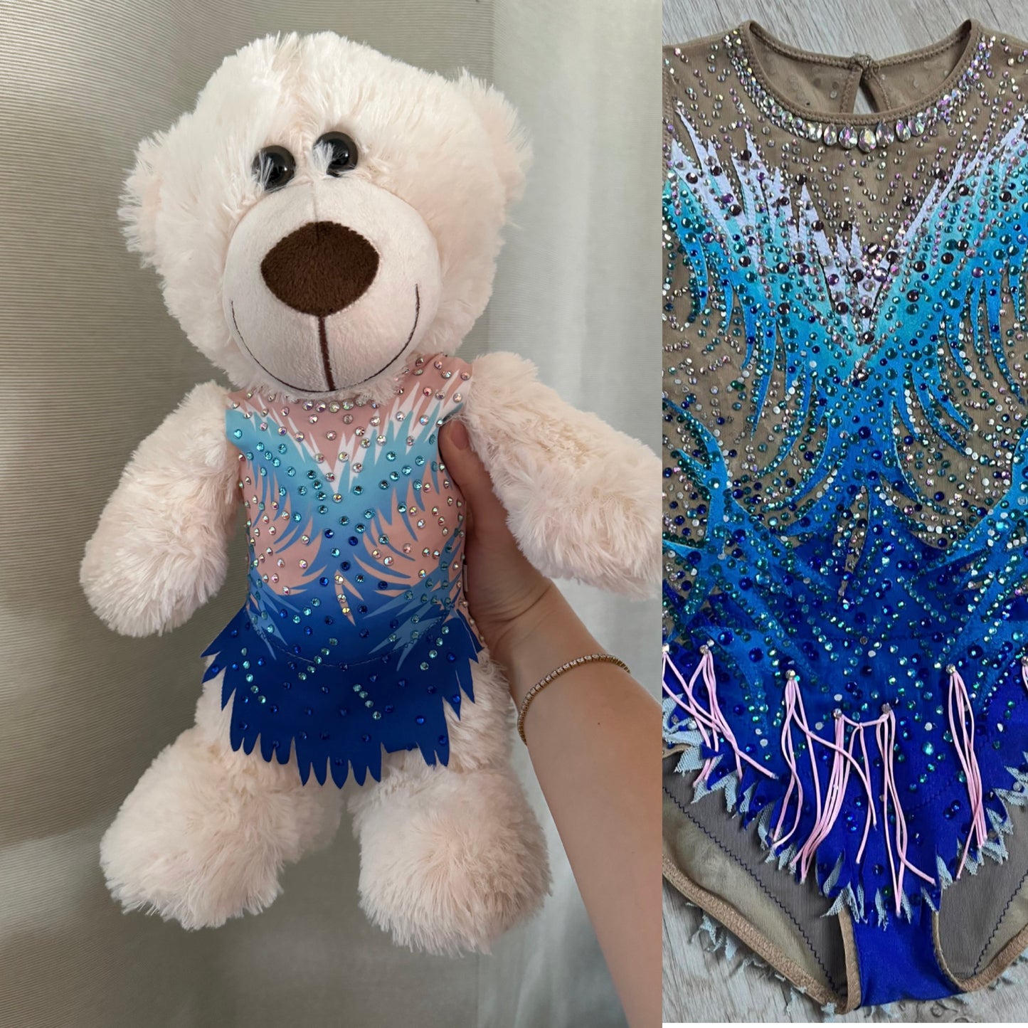 Personalizowana maskotka w stroju gimnastycznym