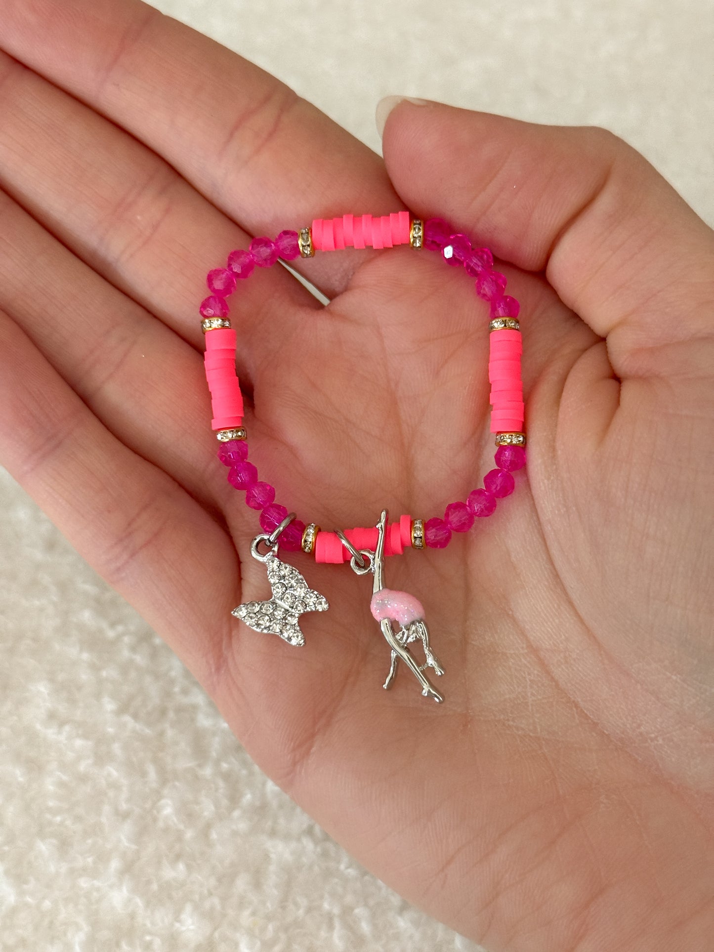Pulsera gimnasta abalorios