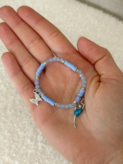 Pulsera gimnasta abalorios