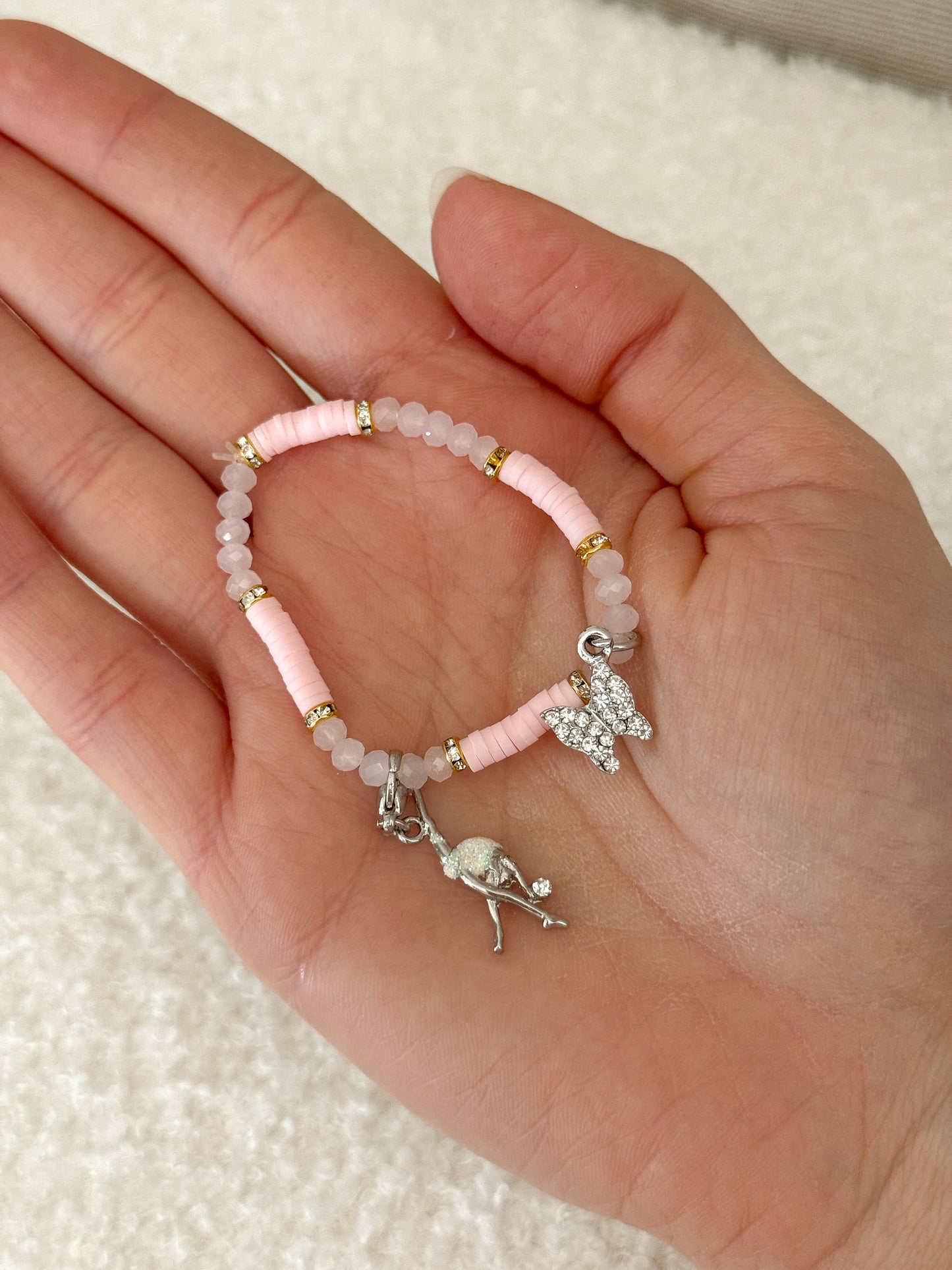 Pulsera gimnasta abalorios