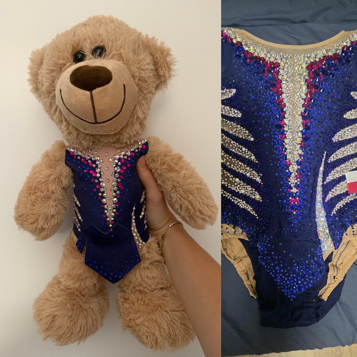 Personalizowana maskotka w stroju gimnastycznym