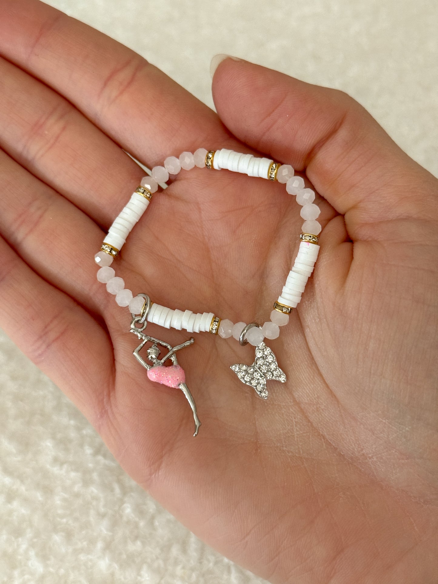 Pulsera gimnasta abalorios