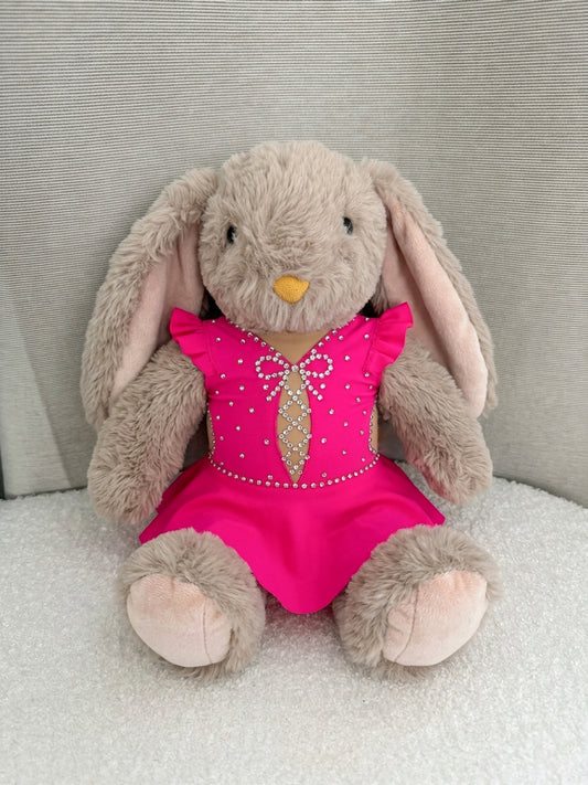 Conejo Katya traje beige monocromático