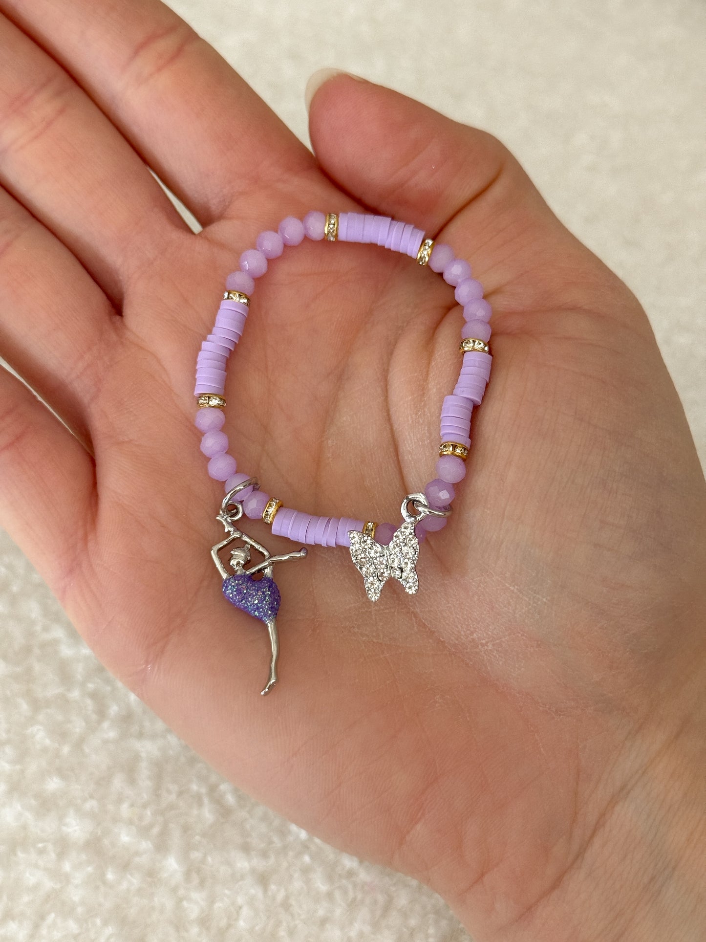 Pulsera gimnasta abalorios