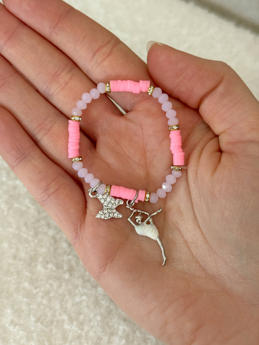 Bransoletka gimnastyczka koraliki