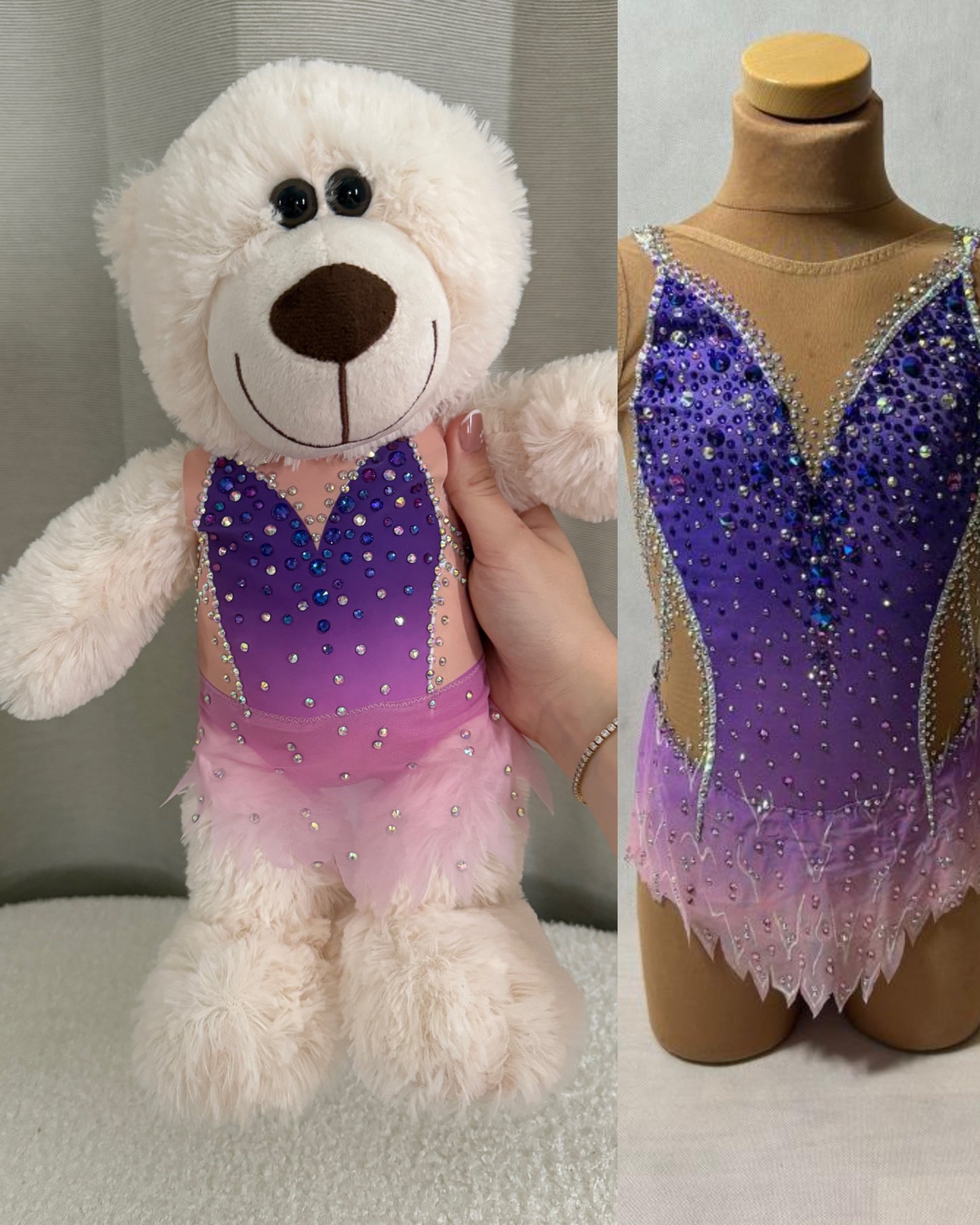 Personalizowana maskotka w stroju gimnastycznym
