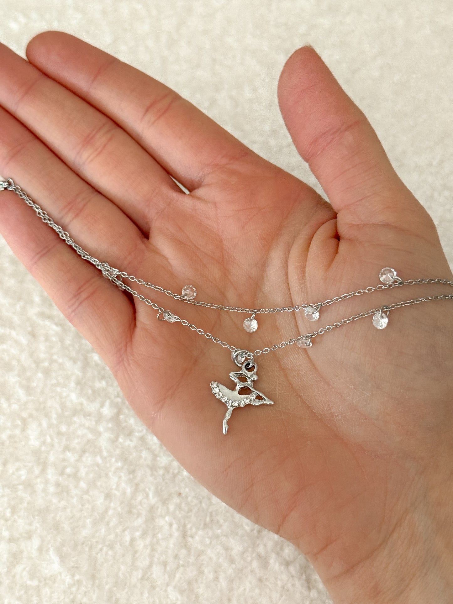 Pulsera de gimnasia color plata