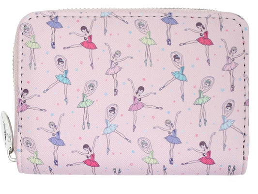 La cartera en la bailarina.